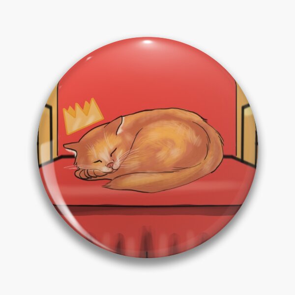 Item preview, Ginger Cat On His Throne designed and sold by DesignsBySaxton.