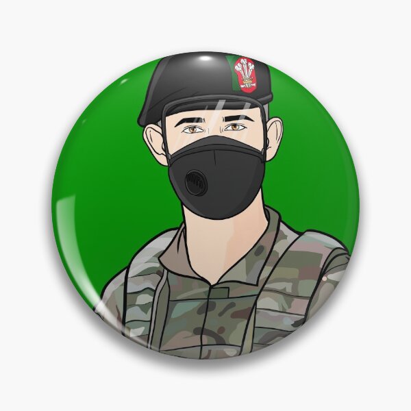 Item preview, Lockdown Soldier - Green Background designed and sold by craig61.
