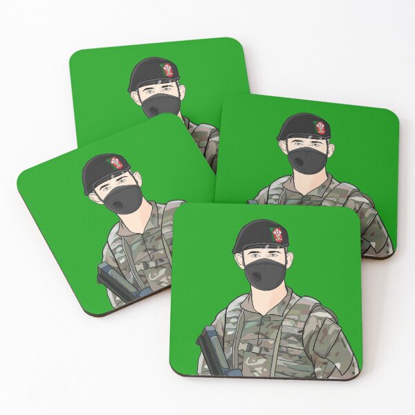 Item preview, Lockdown Soldier - Green Background designed and sold by craig61.