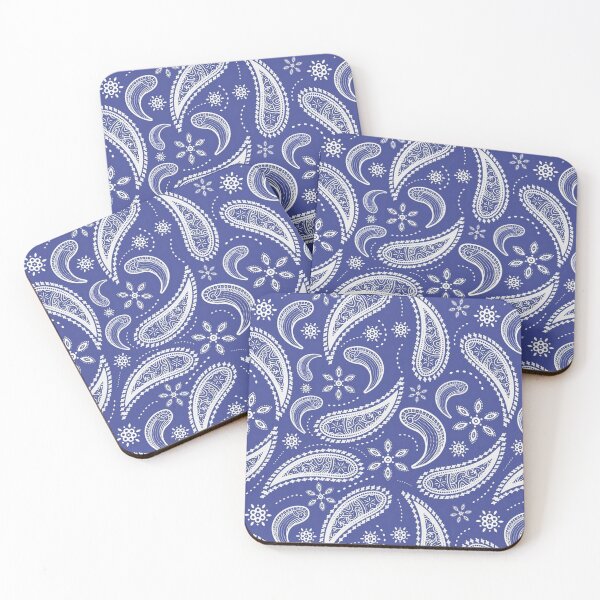 Item preview, Blue and White Paisley designed and sold by pugmom4.
