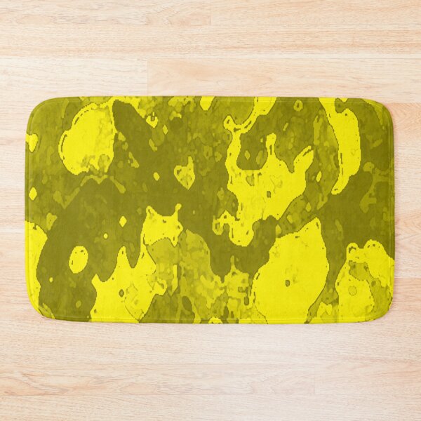 Item preview, WATERCOLOR YELLOW PATTERN WITH MUSTARD ACCENTS  designed and sold by ozcushionstoo.
