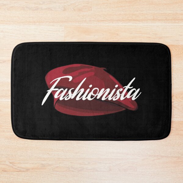 Item preview, Red French Beret with the word 'Fashionista' in it designed and sold by Fruit-Tee.