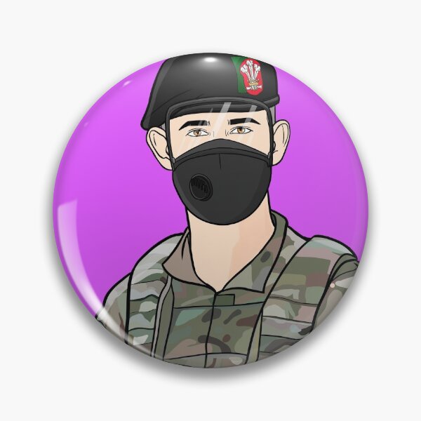 Item preview, Lockdown Soldier - Lilac Background designed and sold by craig61.