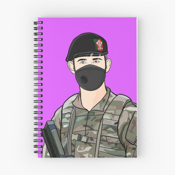 Item preview, Lockdown Soldier - Lilac Background designed and sold by craig61.