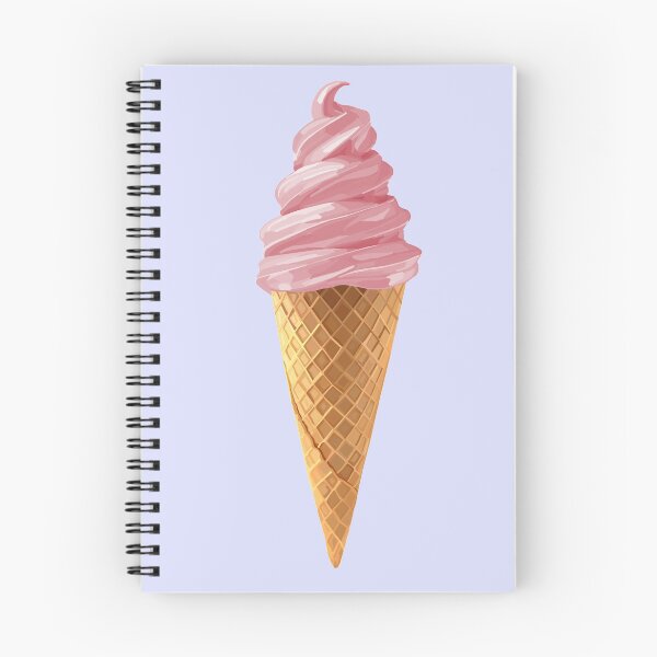 Item preview, Pink Soft Serve Strawberry Icecream Cone designed and sold by Deborah Camp.