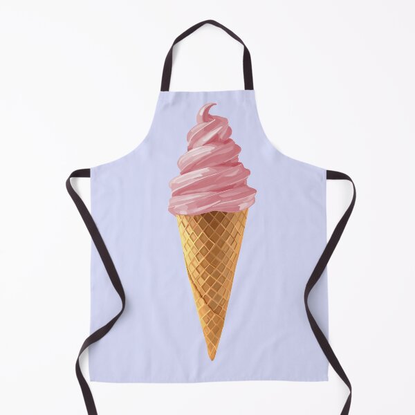 Item preview, Pink Soft Serve Strawberry Icecream Cone designed and sold by Deborah Camp.