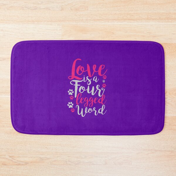 Item preview, Love Is Four Legged - Funniest Gifts For Cat Lovers Dog Lovers designed and sold by Sugar-Magnolia.