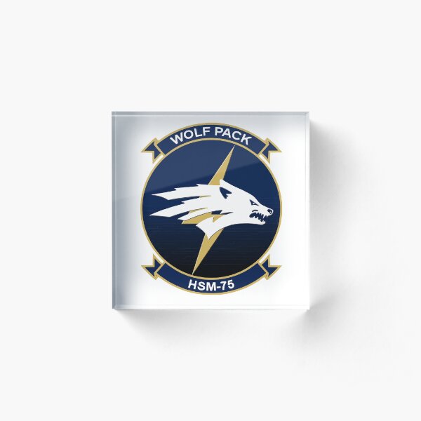 Model 86 - Wolfpack Acrylic Block