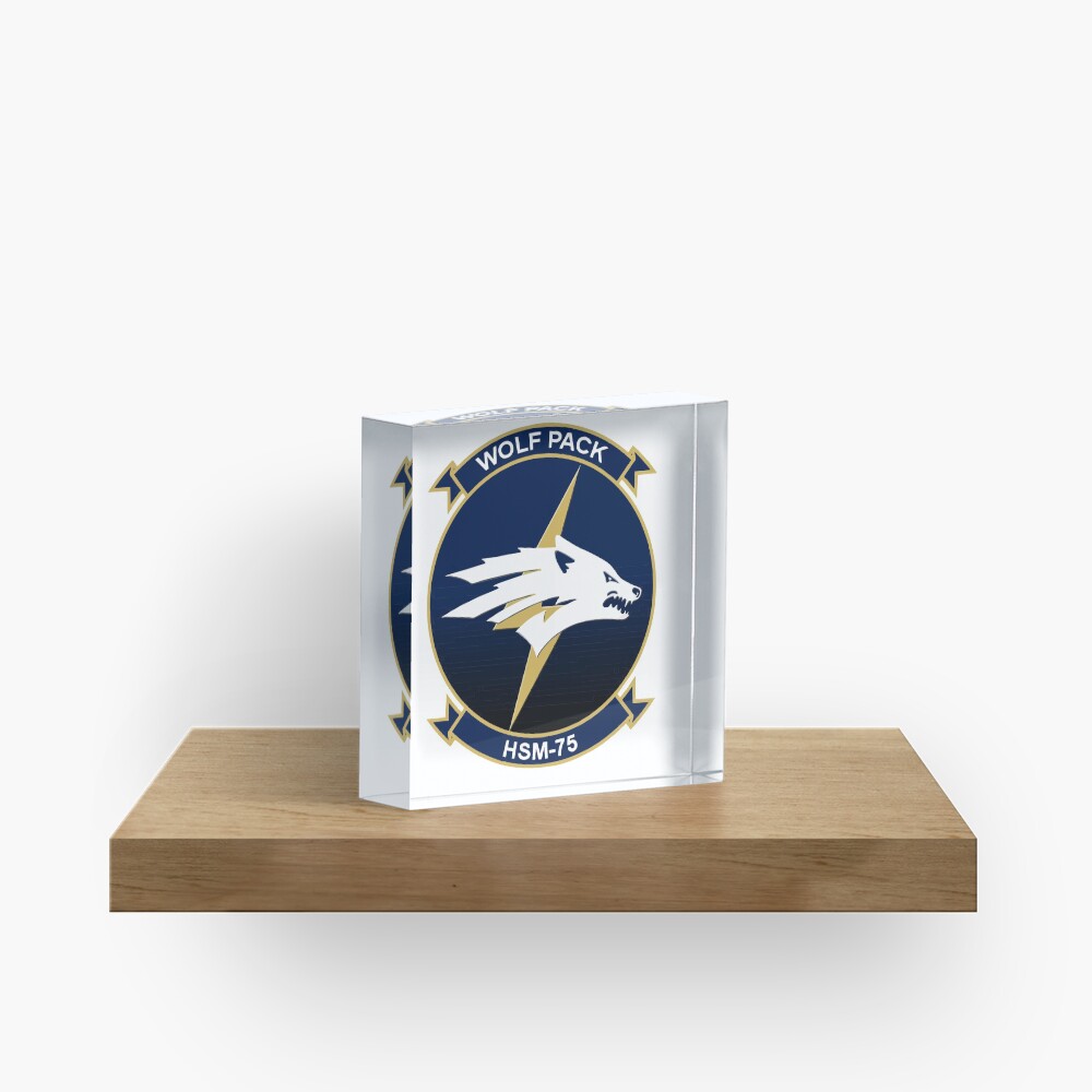 Model 86 - Wolfpack Acrylic Block