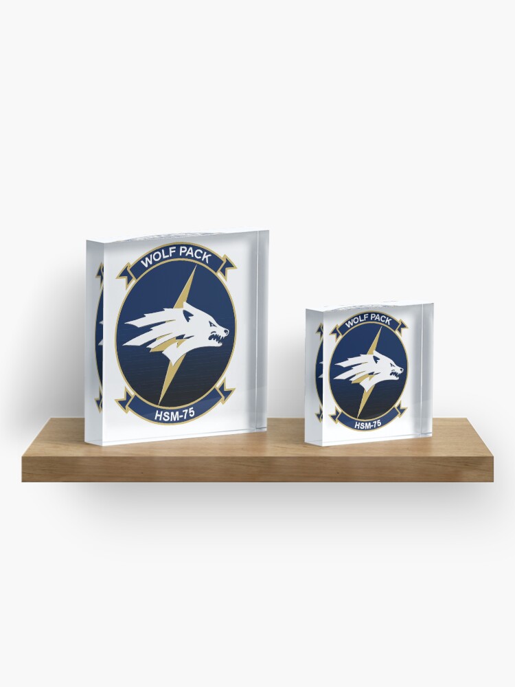 Alternate view of Model 86 - Wolfpack Acrylic Block