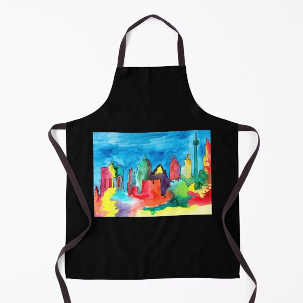 Item preview, Berlin colorful - watercolor sketch of Berlin landmarks designed and sold by ElenaEhrenberg.