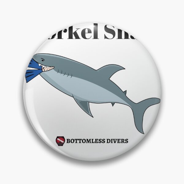 Item preview, Shark Snorkel Snack with Black Font designed and sold by BottomlessDiver.