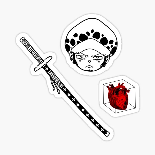 Set Trafalgar Law Sticker
