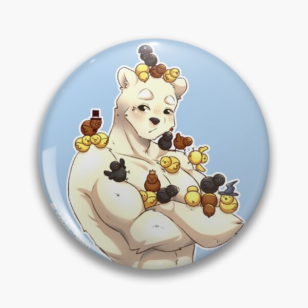 Item preview, Buff Polar Bear w/ Little Chicks designed and sold by eddynyan.