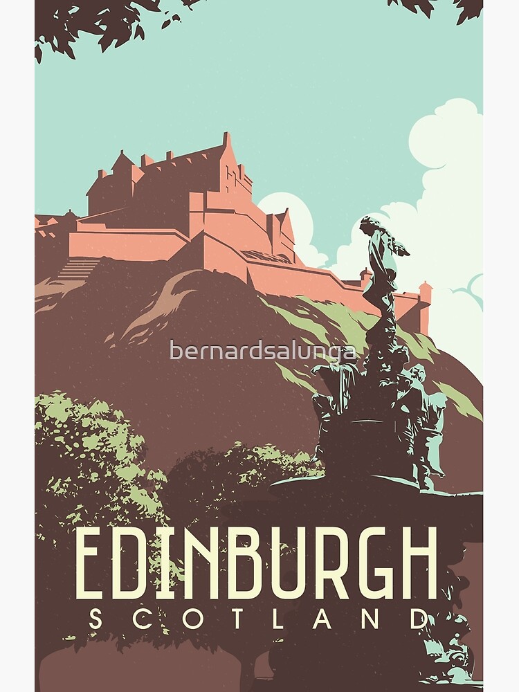 "Edinburgh" Postcard for Sale by bernardsalunga Redbubble