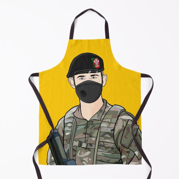 Item preview, Lockdown Soldier - Yellow Background designed and sold by craig61.