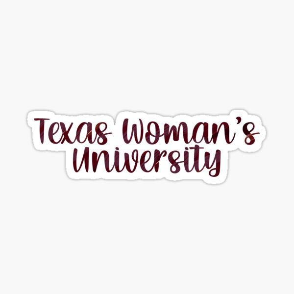 Item preview, Texas Woman's Cursive Sticker designed and sold by celaharper.