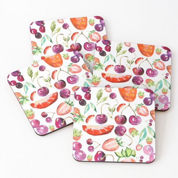 Item preview, Summer fruits on white designed and sold by FotoKistochka.