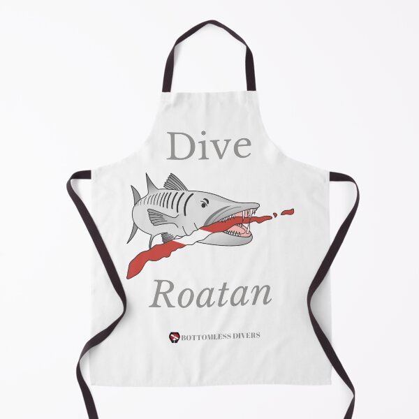 Item preview, Dive Roatan Barracuda with Grey Font designed and sold by BottomlessDiver.