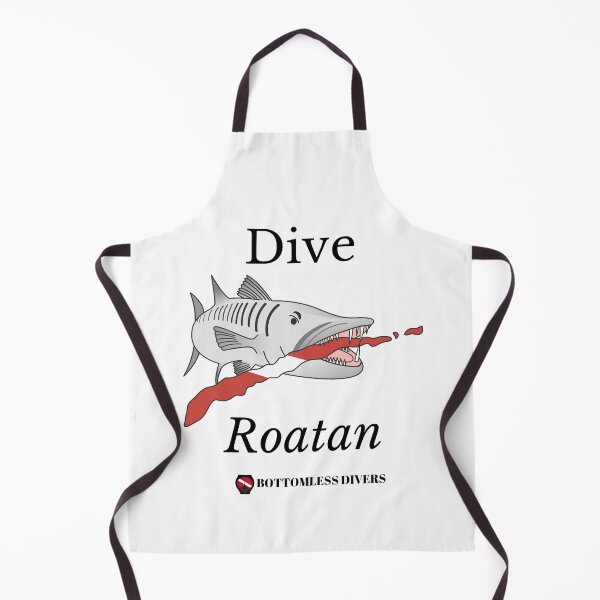 Item preview, Dive Roatan Barracuda with Black Font designed and sold by BottomlessDiver.