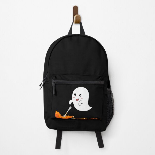 Item preview, cute Pumpkin eating ghost designed and sold by aesthytics.