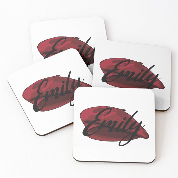 Item preview, Red French Beret with the name 'Emily' in it designed and sold by Fruit-Tee.