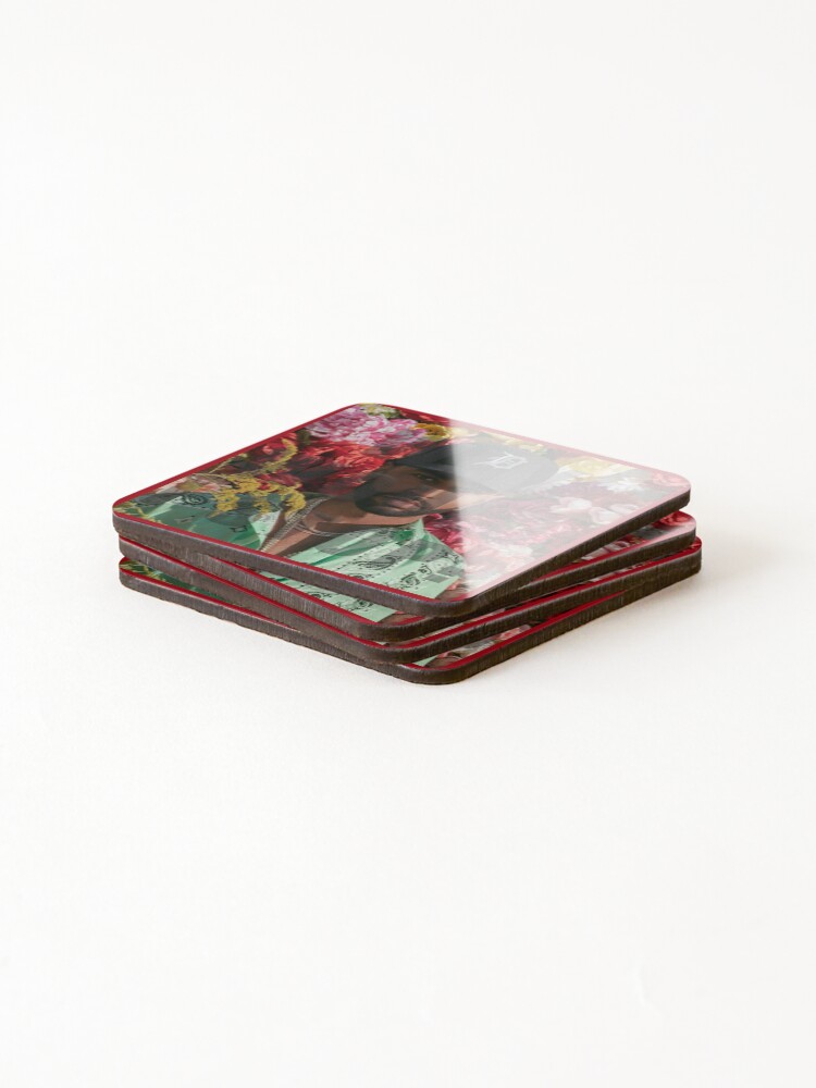 Thumbnail 4 of 5, Coasters (Set of 4), Big Sean Why Would I Stop? designed and sold by RicoCharlie.