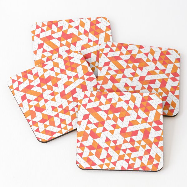 Item preview, Sleek geometric design with beautiful Shades of Red and Oranges designed and sold by RTrivella.