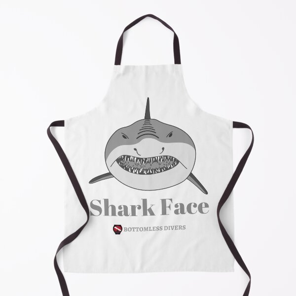 Item preview, Mako Shark Face with Grey Font designed and sold by BottomlessDiver.