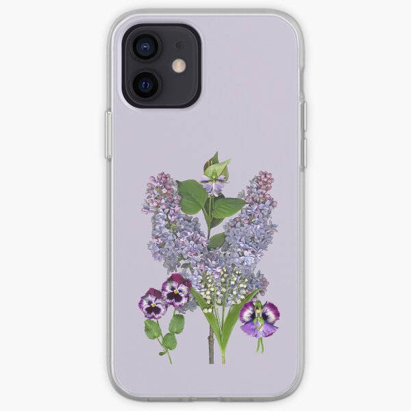 Purple Spring Garden with two Fairies iPhone Soft Case