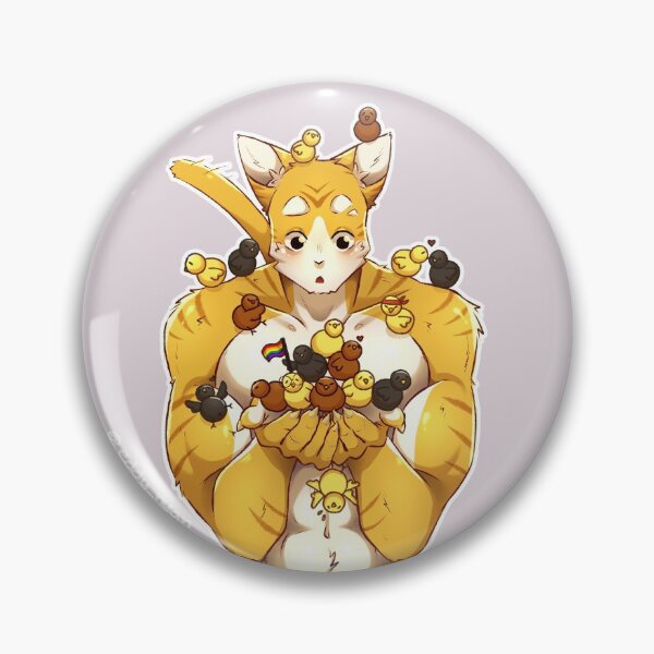Item preview, Buff Orange Cat w/ Little Chicks designed and sold by eddynyan.