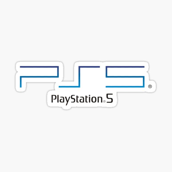 Logotipo de Playstation 5 - Alta calidad Pegatina