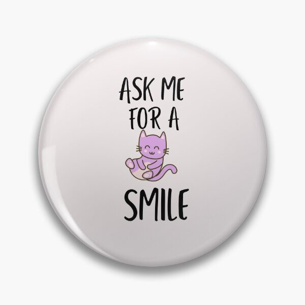 Item preview, Ask me to make you smile - Funny Cat designed and sold by youngdstag.
