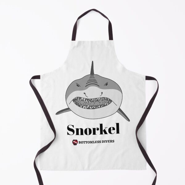 Item preview, Snorkel Mako Shark with Black Font designed and sold by BottomlessDiver.