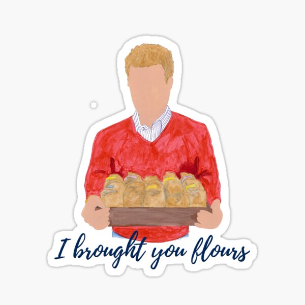 Item preview, I brought you flours - Stranger Than Fiction designed and sold by ValerianaRubra.