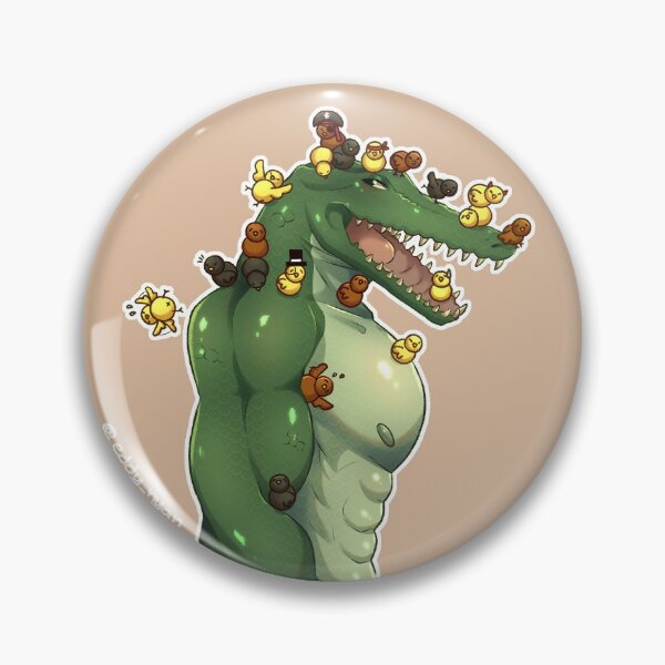 Item preview, Buff Crocodile w/ Little Chicks designed and sold by eddynyan.