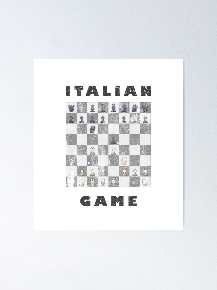 Italian opening on a chessboard Stock Photo - Alamy