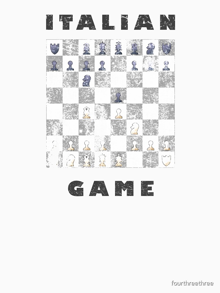 Chess Opening Italian Game E4 Player T T-Shirt - TeeHex