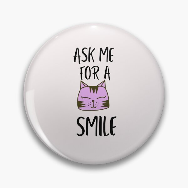 Item preview, Ask me to make you smile - Funny Cat designed and sold by youngdstag.