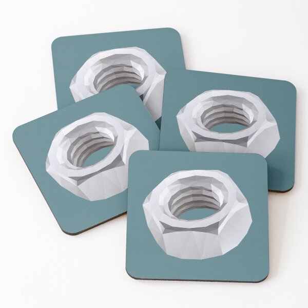 Item preview, Metal Nut Polygon Art designed and sold by polymolystudio.