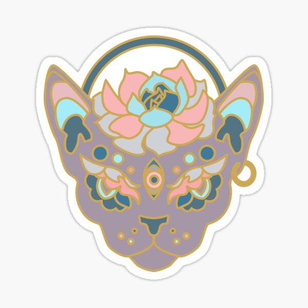 Cat Divine Sticker