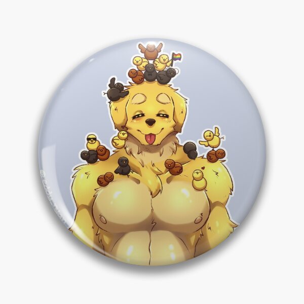 Item preview, Buff Golden Retriever w/ Little Chicks designed and sold by eddynyan.