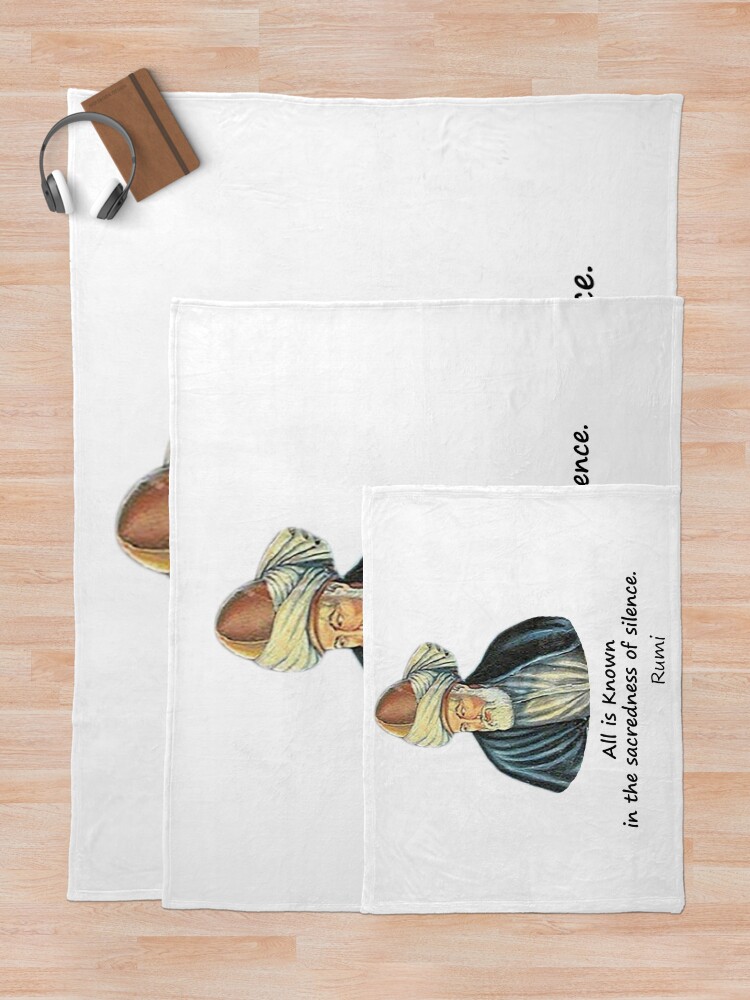 Alternate view of Sacred Silence Throw Blanket