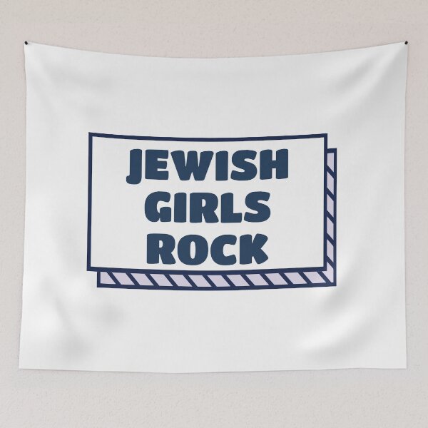 Item preview, JEWISH GIRLS ROCK  designed and sold by MadEDesigns.
