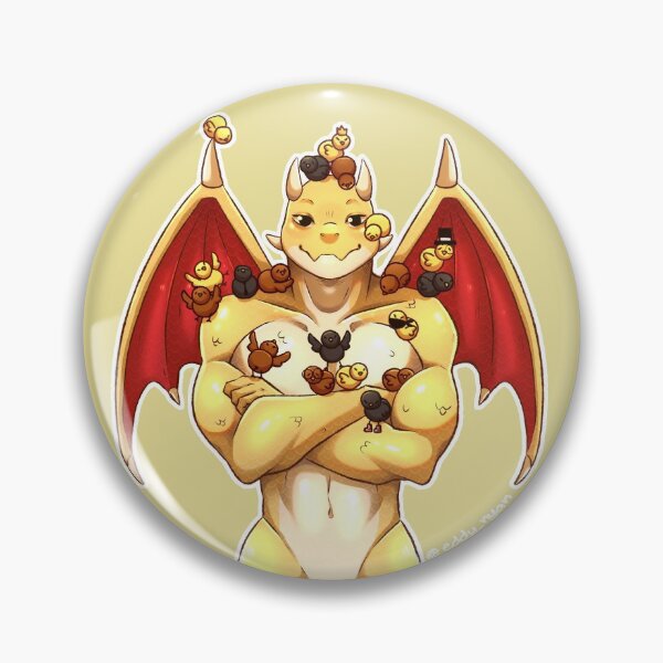 Item preview, Buff Golden Dragon w/ Little Chicks designed and sold by eddynyan.