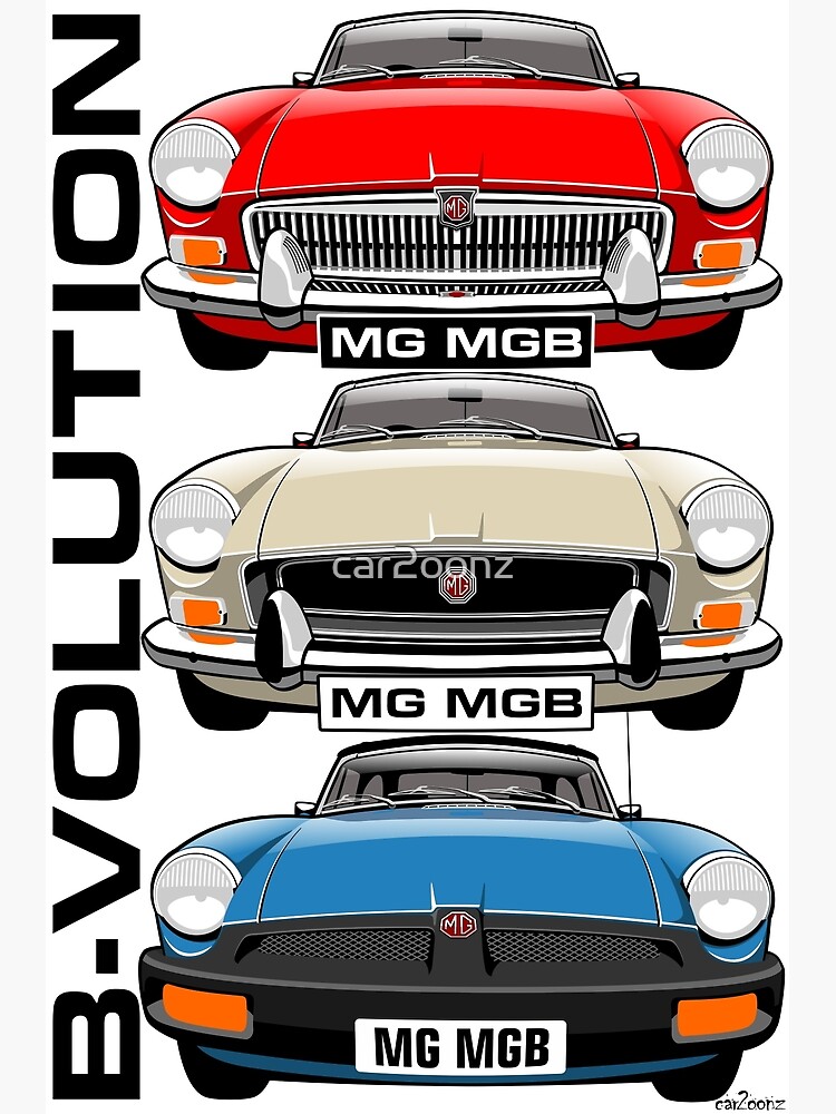 Discover MG MGB evolution Premium Matte Vertical Poster