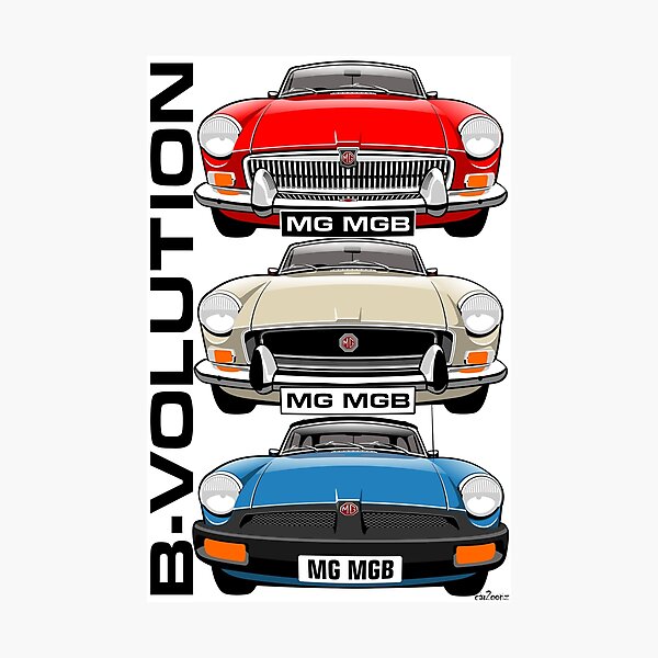 Artikel-Vorschau von MG MGB Entwicklung, designt und verkauft von car2oonz.