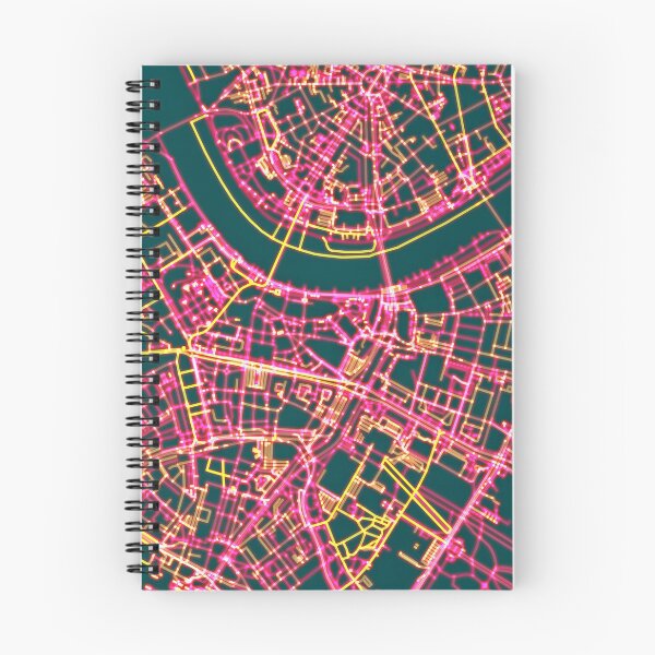 Item preview, Neon Roads of Dresden designed and sold by Data-Driven Map Designs.
