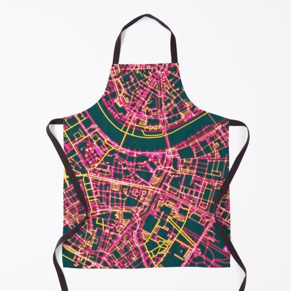 Item preview, Neon Roads of Dresden designed and sold by Data-Driven Map Designs.