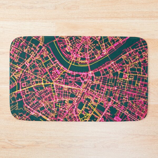 Item preview, Neon Roads of Dresden designed and sold by Data-Driven Map Designs.